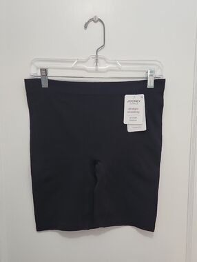 NWT Jockey Black Skimmies Smoothing Slip Shorts Size XXL